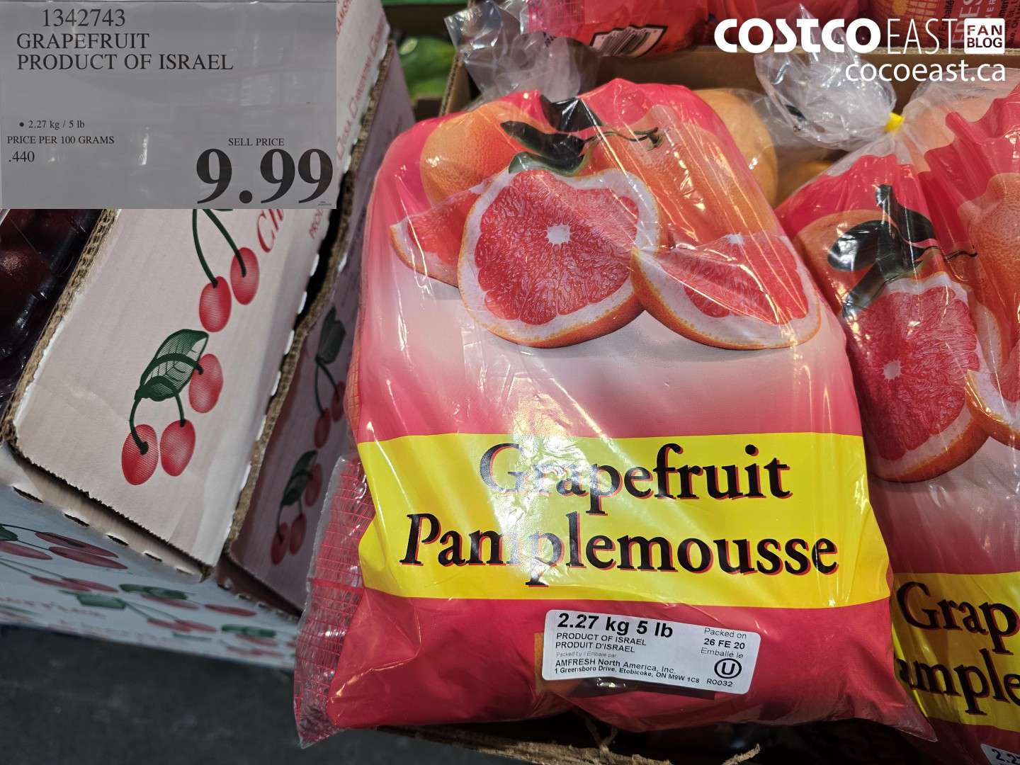 1342743 GRAPEFRUIT PRODUCT OF ISRAEL $9.99