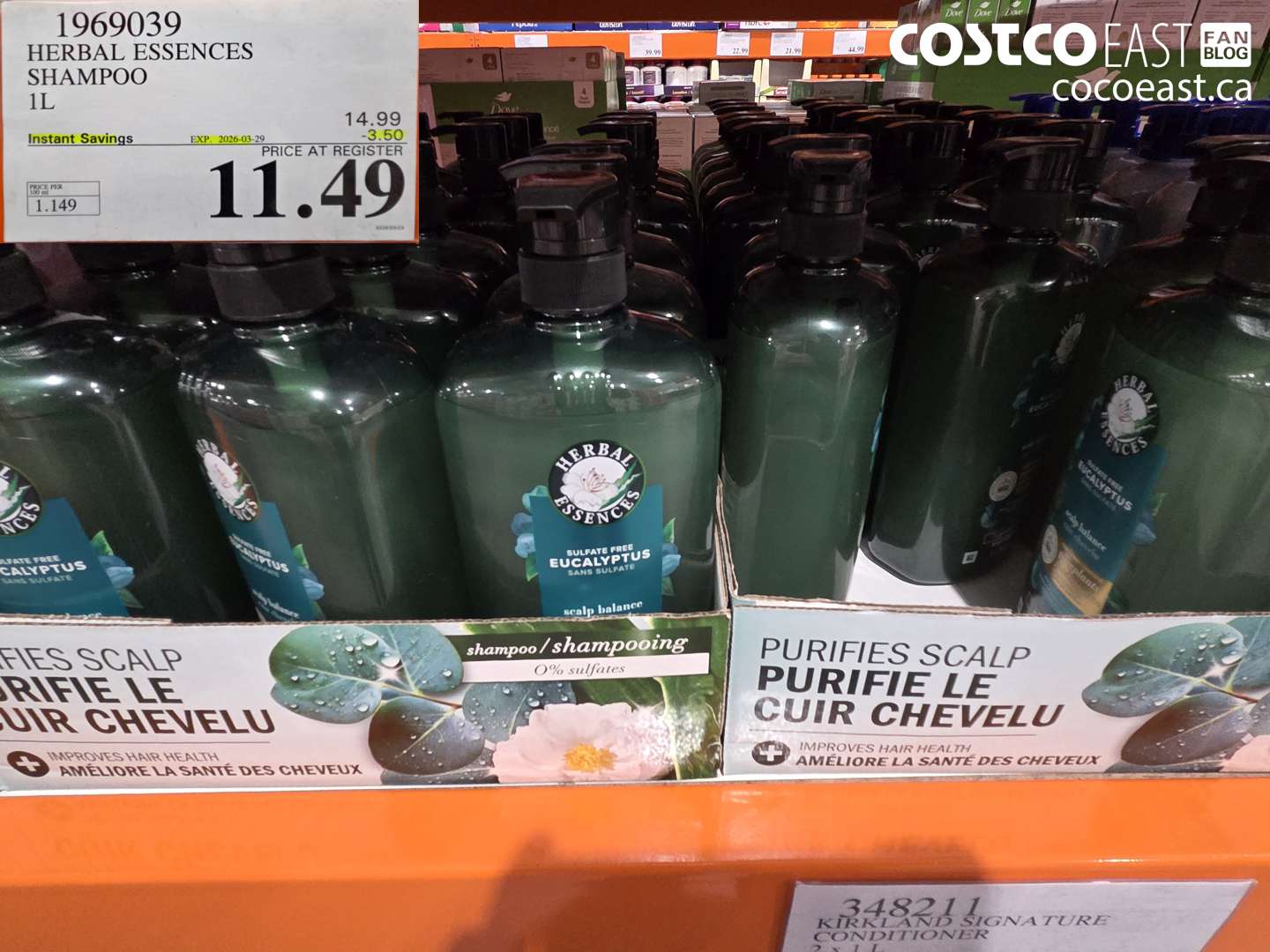 1969039 HERBAL ESSENCES SHAMPOO 1L ($3.50 INSTANT SAVINGS EXPIRES ON 2026-03-29) $11.49