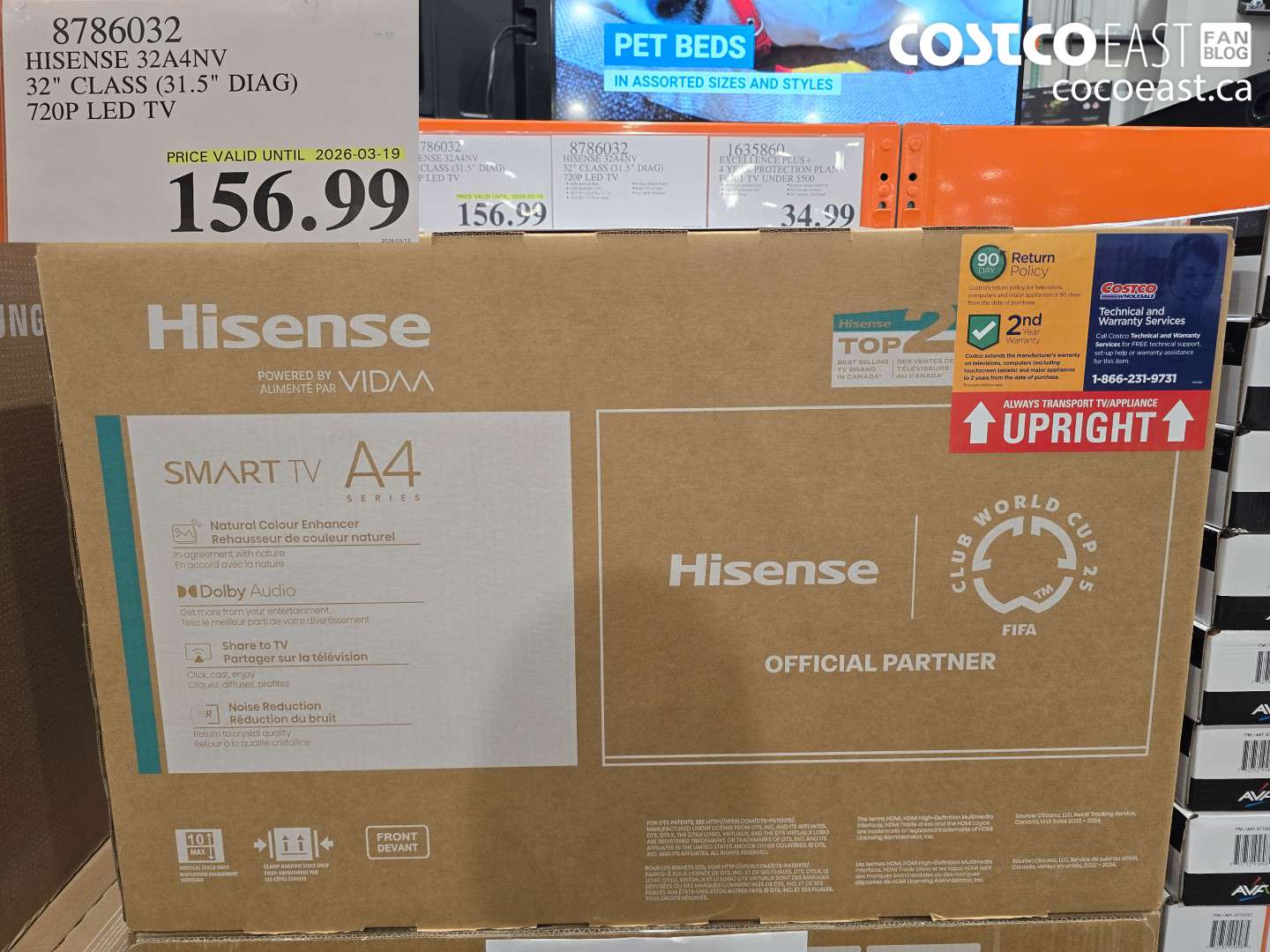 8786032 HISENSE 32A4NV 32