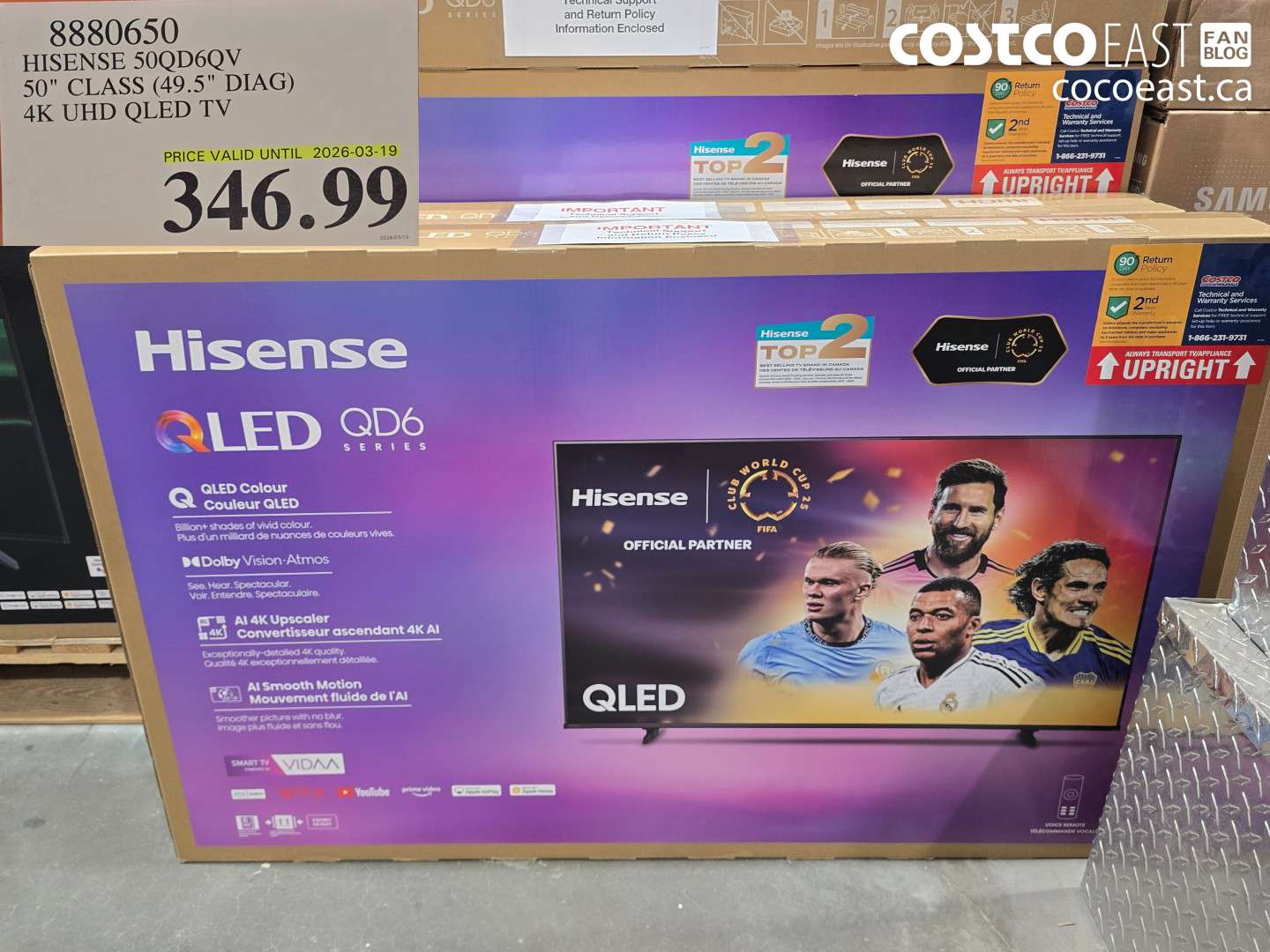 8880650 HISENSE 50Q6QV 50