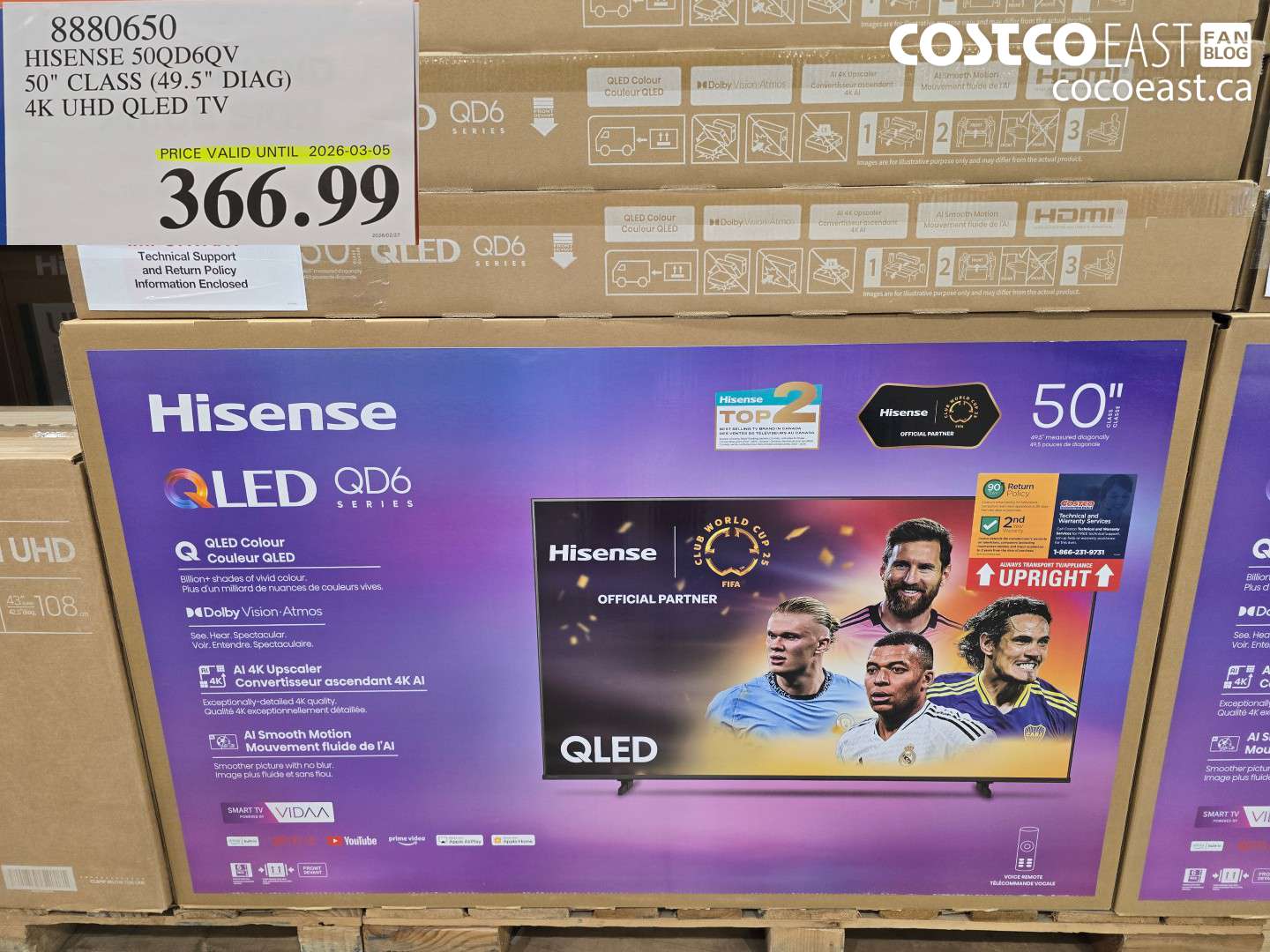 8880650 HISENSE 50QDQ6QV 50