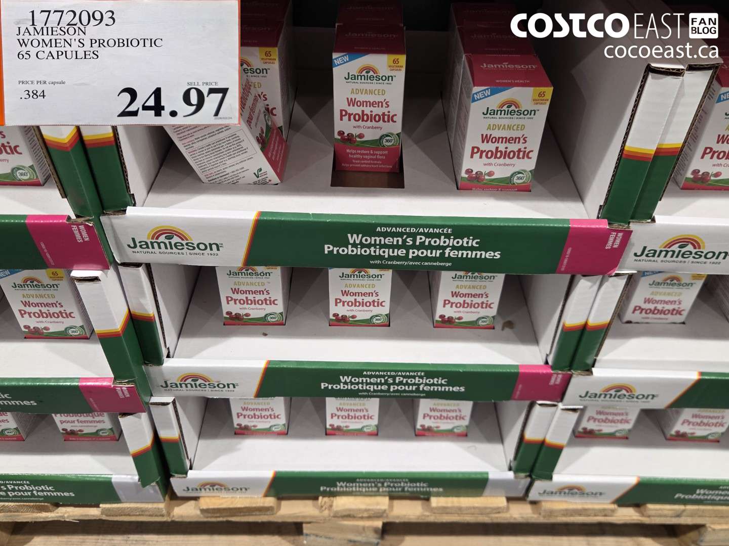 1772093 JAMIESON WOMEN'S PROBIOTIC 65 CAPSULES $24.97