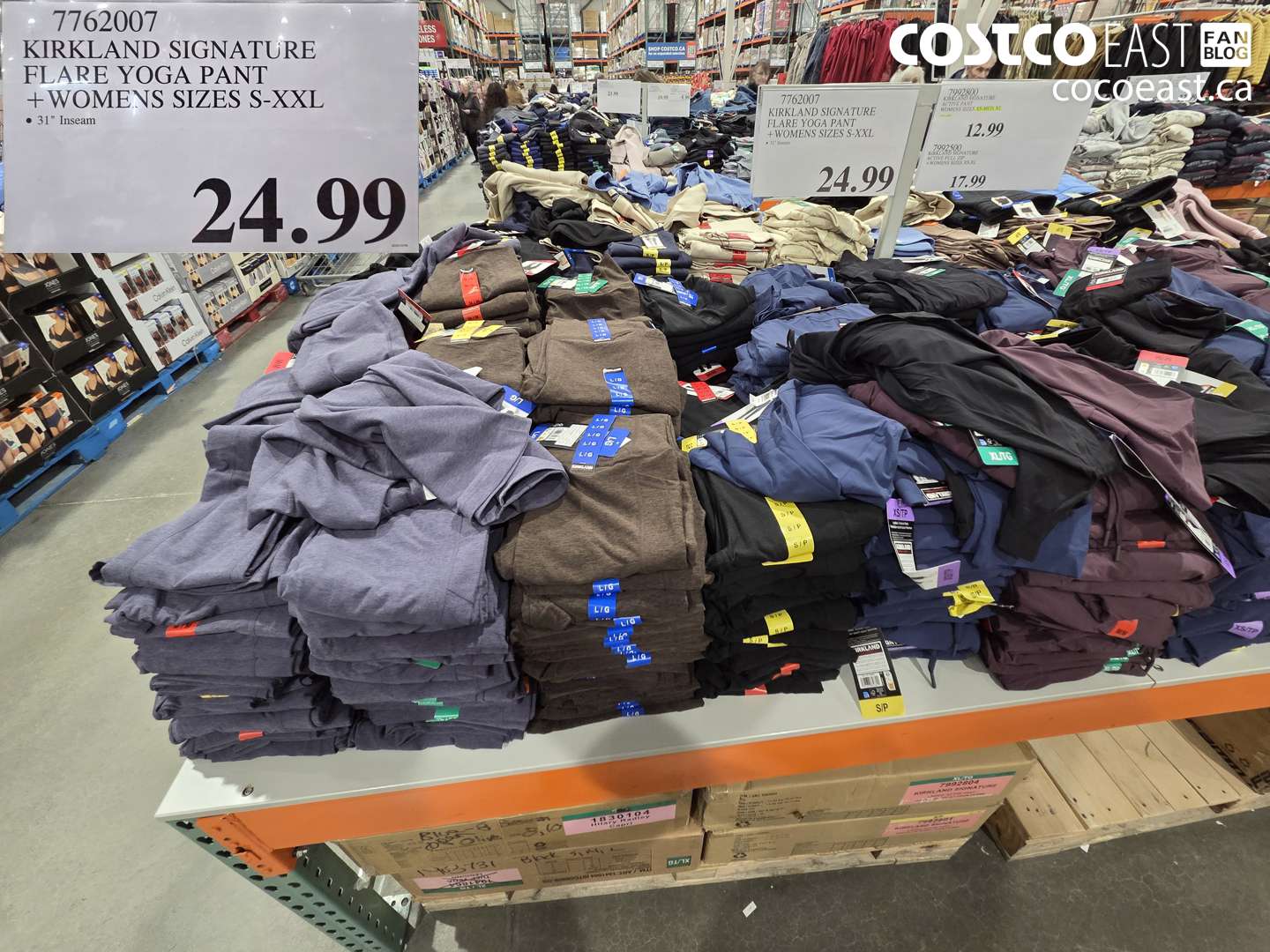 7762007 KIRKLAND SIGNATURE FLARE YOGA PANT $24.99