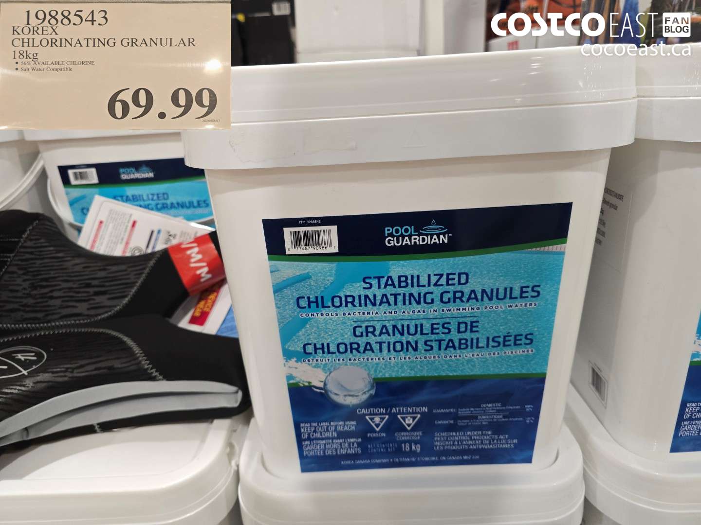 1988543 KOREX CHLORINATING GRANULAR 18KG $69.99