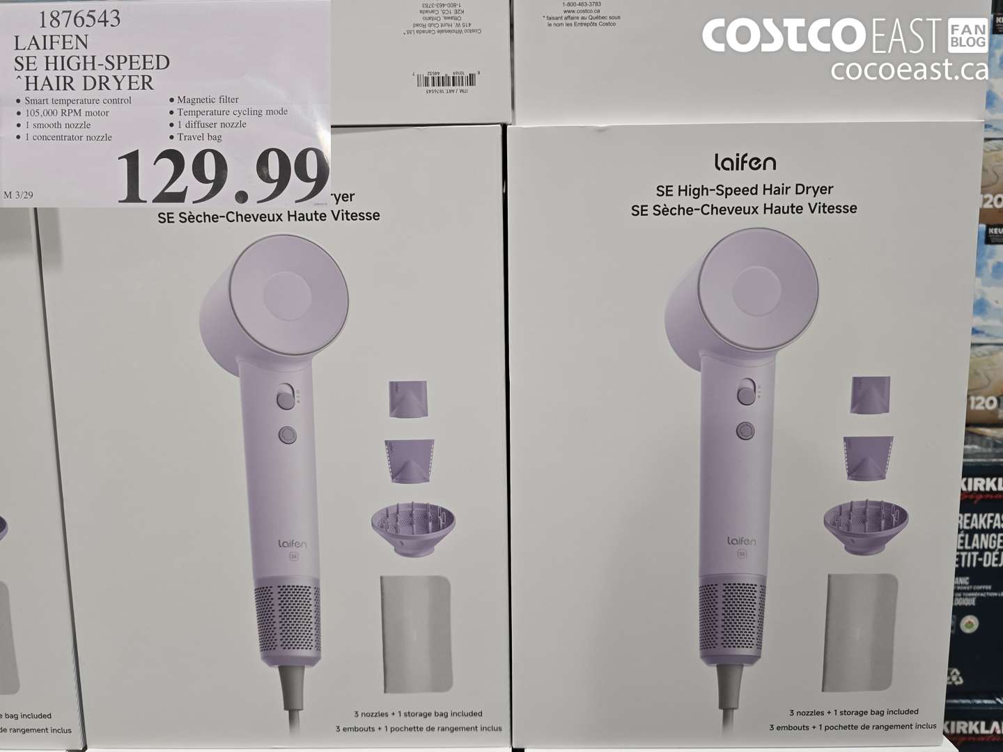 1876543 LAIFEN SE HIGH-SPEED HAIR DRYER $129.99