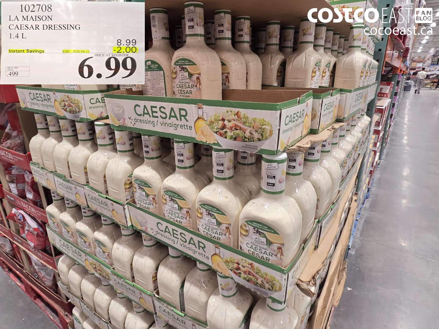 102708 LA MAISON CAESAR DRESSING 1.4 L ($2.00 INSTANT SAVINGS EXPIRES ON 2026-04-12) $6.99