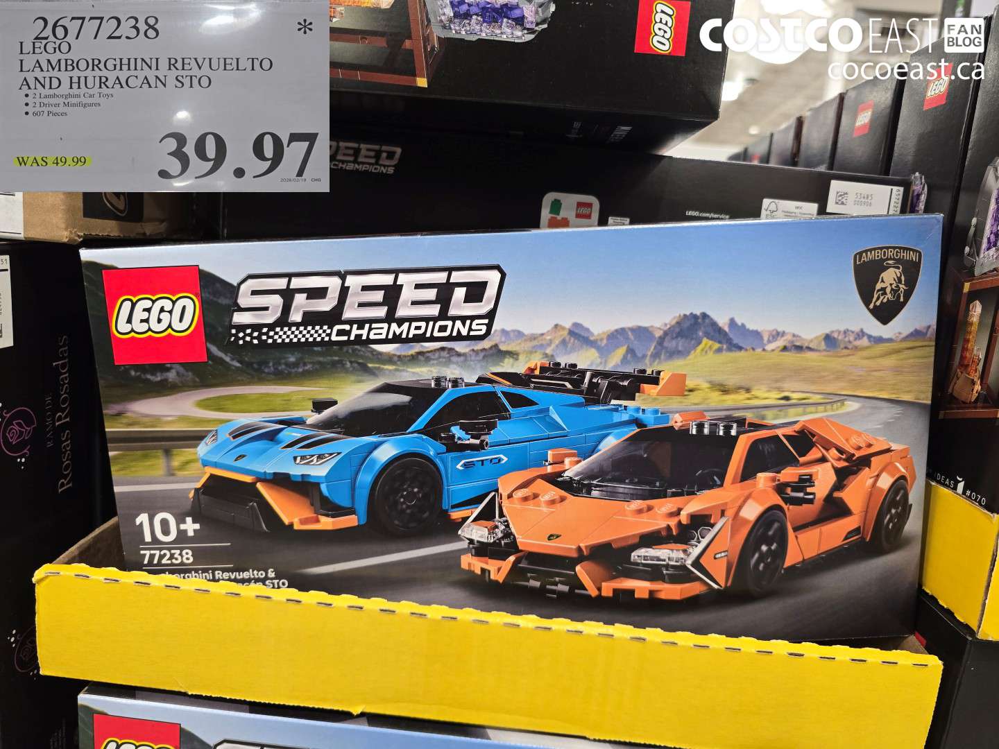 26777238 LEGO LAMBORGHINI REVUELTO AND HURACAN STO $39.97