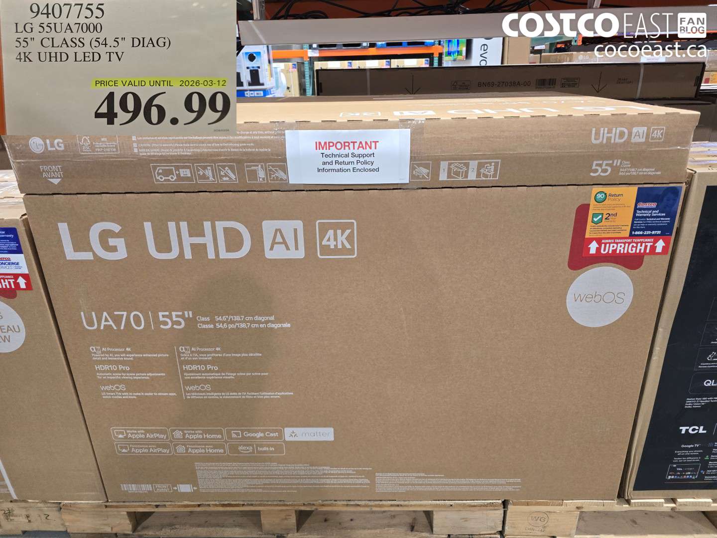 9407755 LG 55UA7000 55