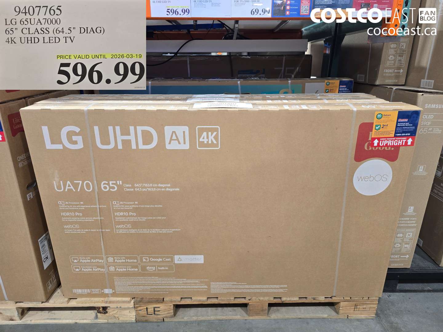 9407765 LG 65UA7000 65 CLASS (64.5