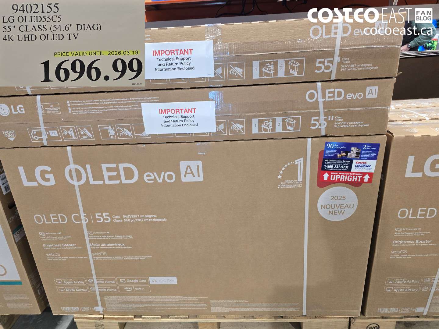 9402155 LG OLED55C5 55 CLASS (54.6