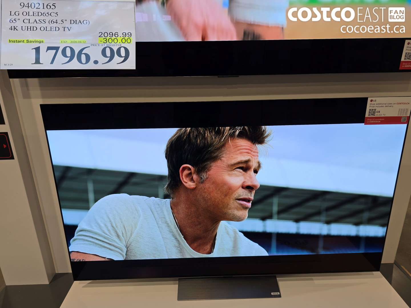 9402165 LG OLED65C5 65 CLASS (64.5