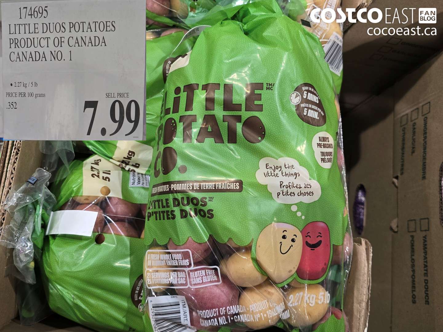 174695 LITTLE DUOS POTATOES PRODUCT OF CANADA CANADA NO. 1 $7.99