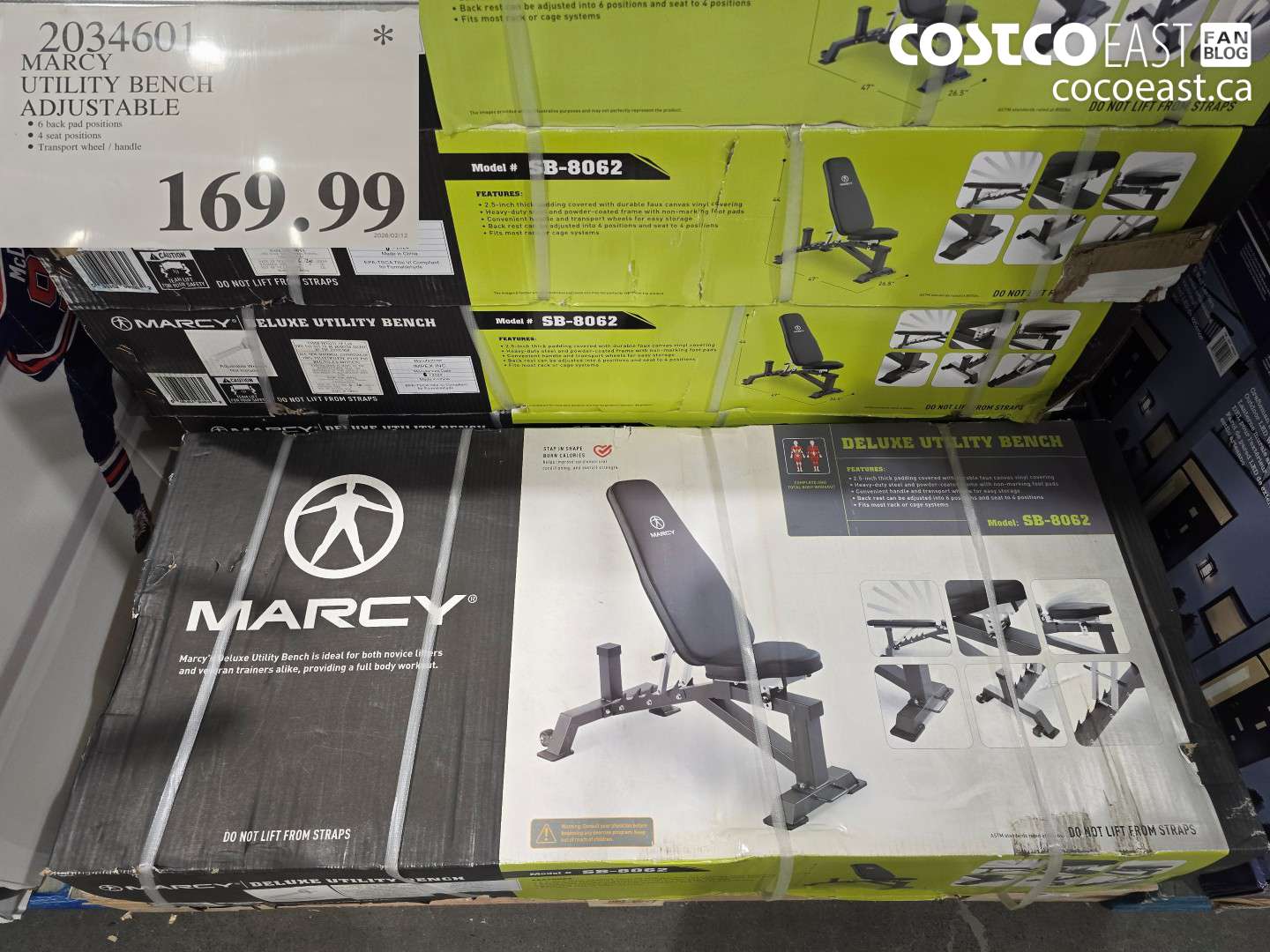 2034601 MARCY UTILITY BENCH ADJUSTABLE $169.99
