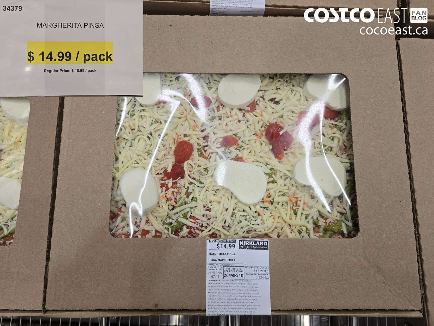 34379 MARGHERITA PINSA ($4.00 INSTANT SAVINGS)