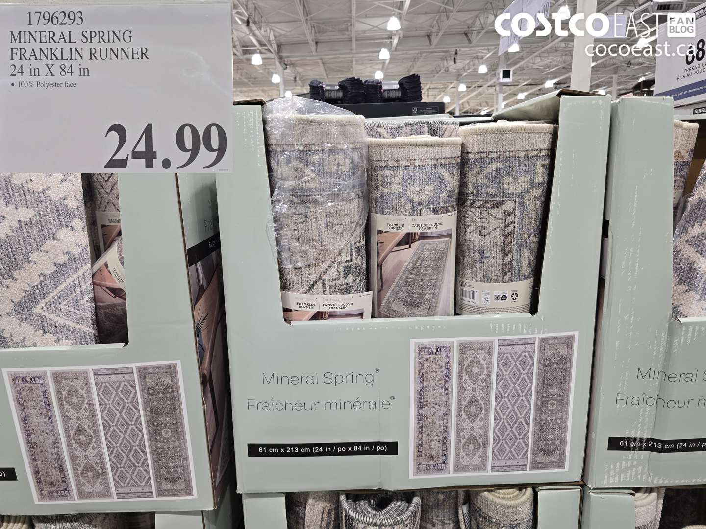 1796293 MINERAL SPRING FRANKLIN RUNNER 24 IN X 84 IN $24.99