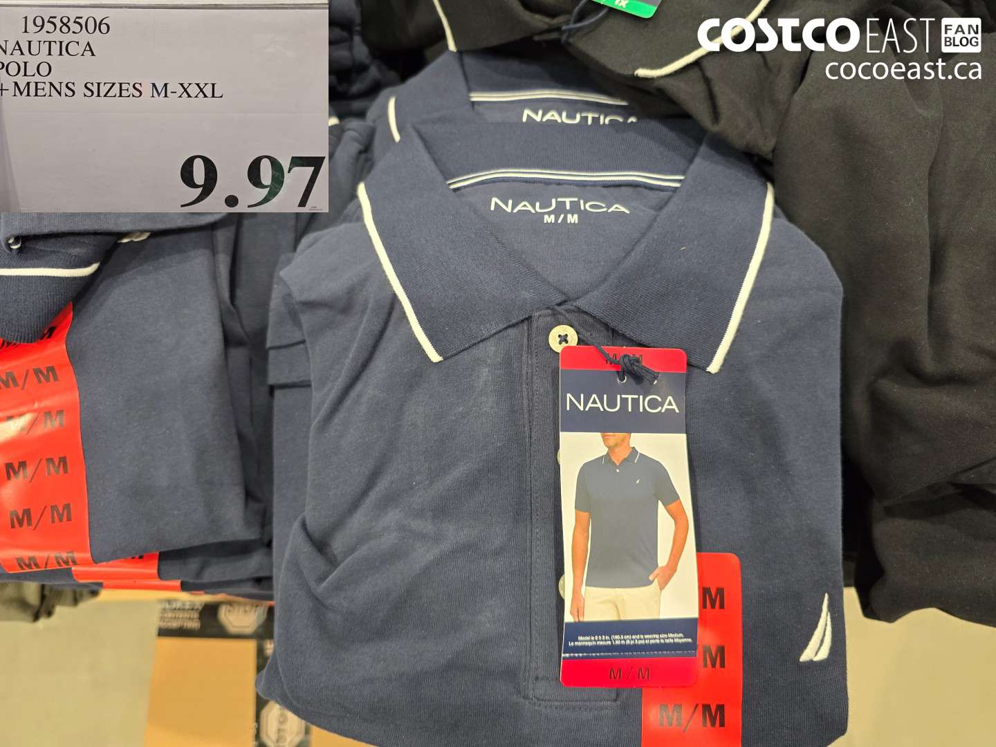 1958506 NAUTICA POLO + MENS SIZES M-XXL $9.97