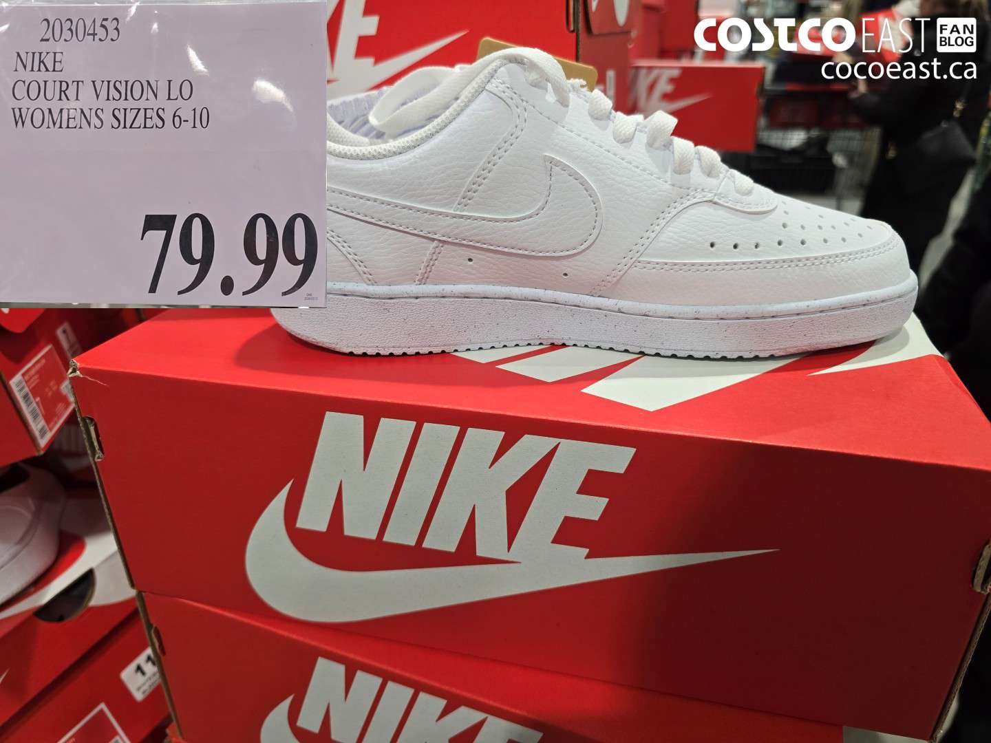 2030453 NIKE COURT VISION LO WOMENS SIZES 6-10 $79.99