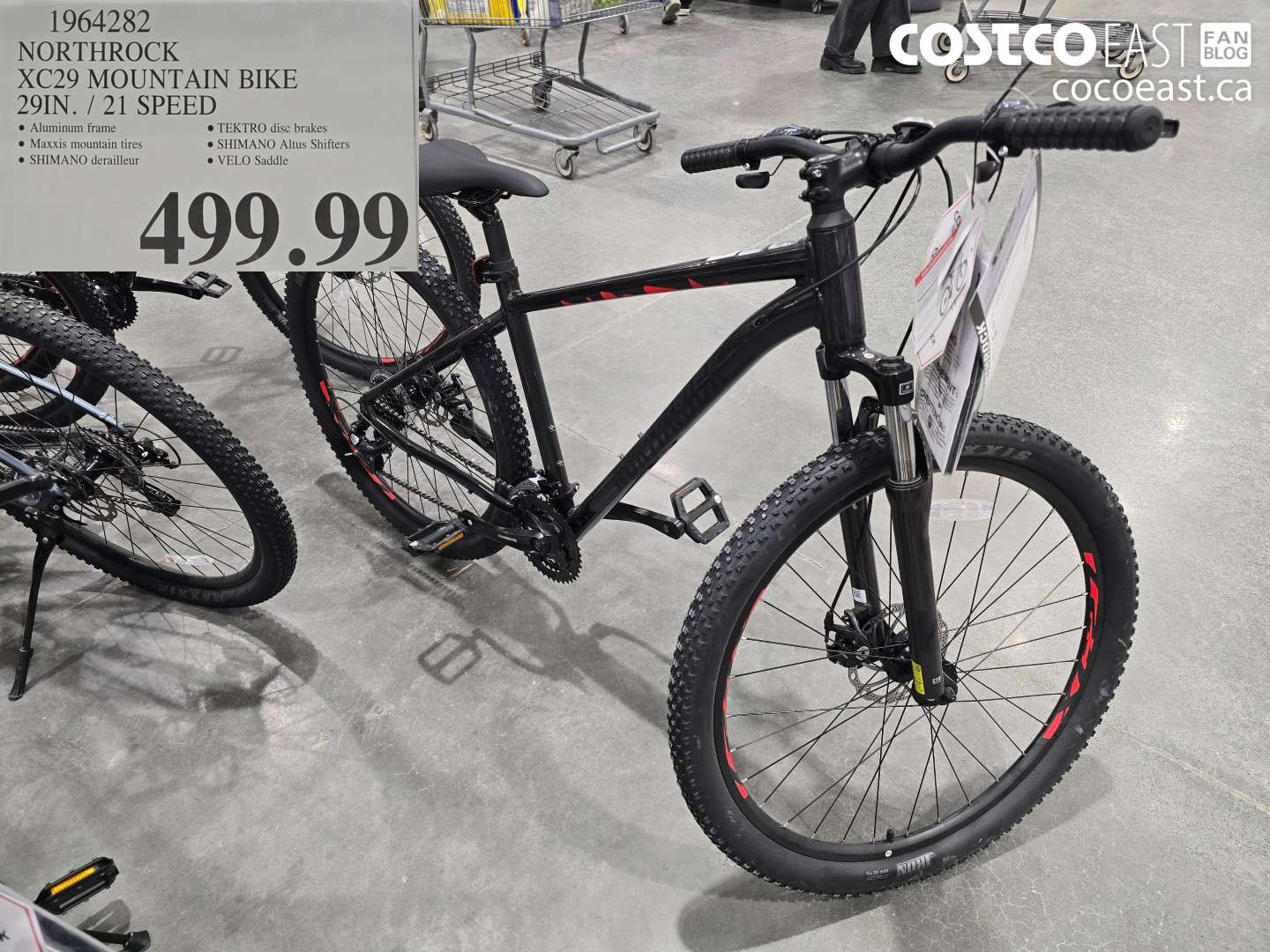 1964282 NORTHROCK XC29 MOUNTAIN BIKE 29IN. / 21 SPEED $499.99