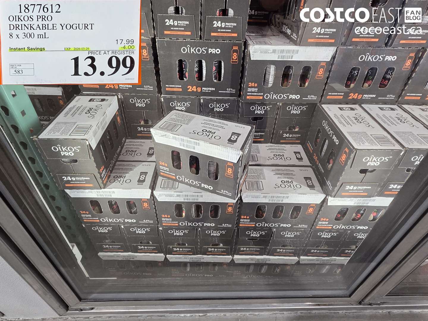 1877612 OIKOS PRO DRINKABLE YOGURT ($4.00 INSTANT SAVINGS EXPIRES ON 2026-03-29) $13.99