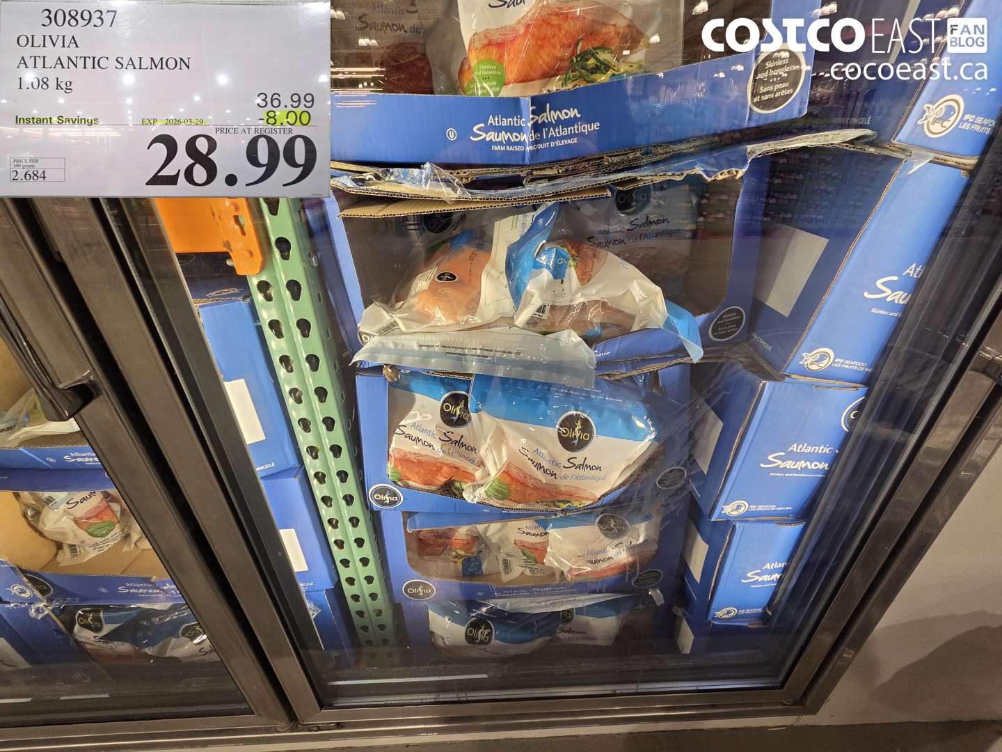 308937 OLIVIA ATLANTIC SALMON 1.08 KG ($8.00 INSTANT SAVINGS EXPIRES ON 2026-03-29) $28.99