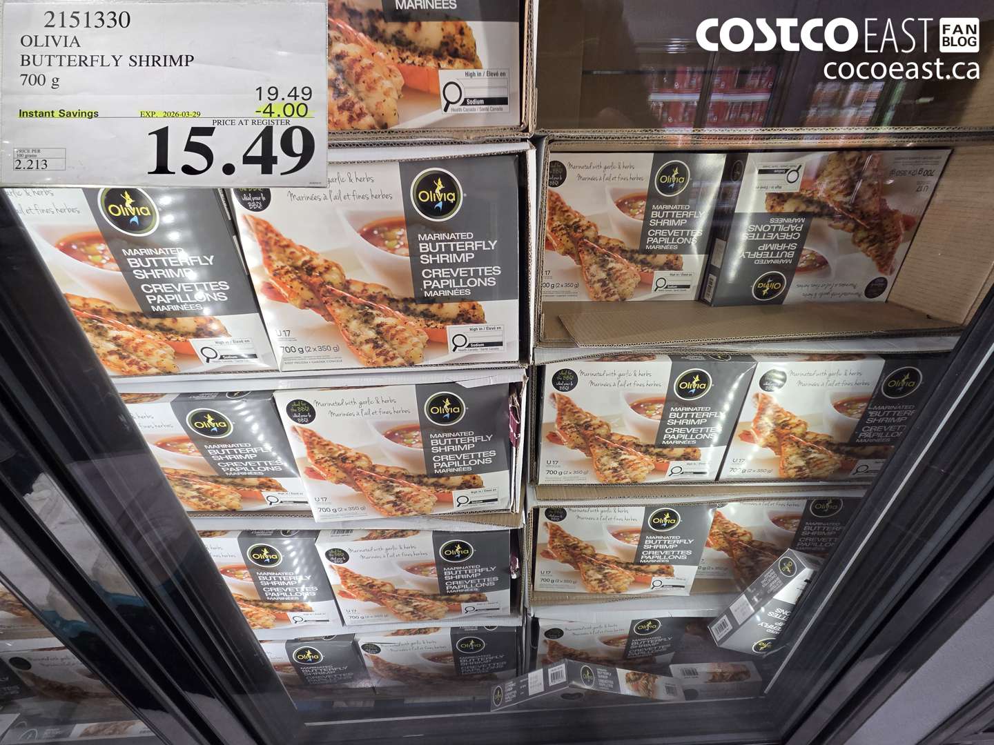 2151330 OLIVIA BUTTERFLY SHRIMP ($4.00 INSTANT SAVINGS EXPIRES ON 2026-03-29) $15.49