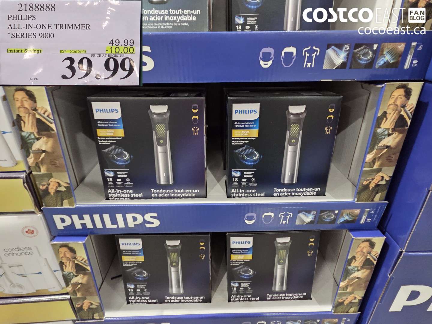 2188888 PHILIPS ALL-IN-ONE TRIMMER SERIES 9000 ($10.00 INSTANT SAVINGS EXPIRES ON 2026-04-05) $39.99