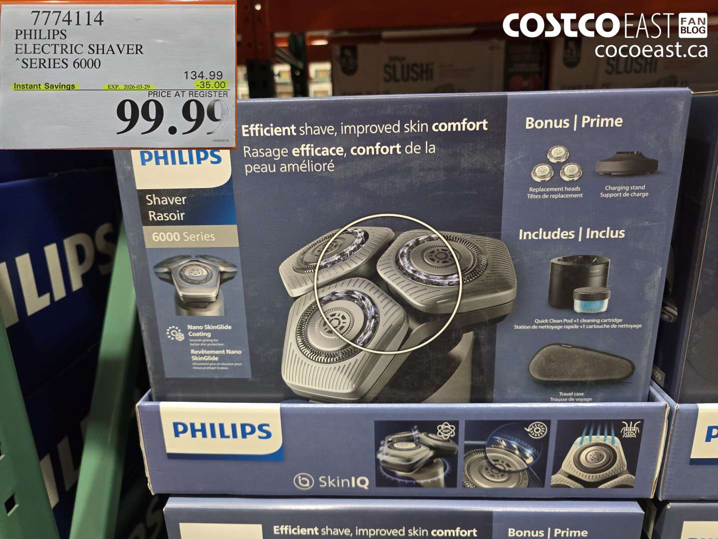 7714114 PHILIPS ELECTRIC SHAVER SERIES 6000 ($35.00 INSTANT SAVINGS EXPIRES ON 2026-03-29) $99.99