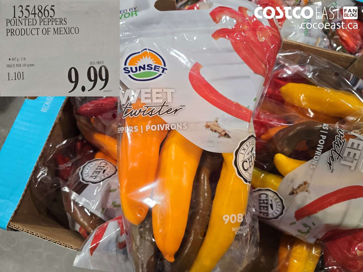 1354865 POINTED PEPPERS PRODUCT OF MEXICO $9.99