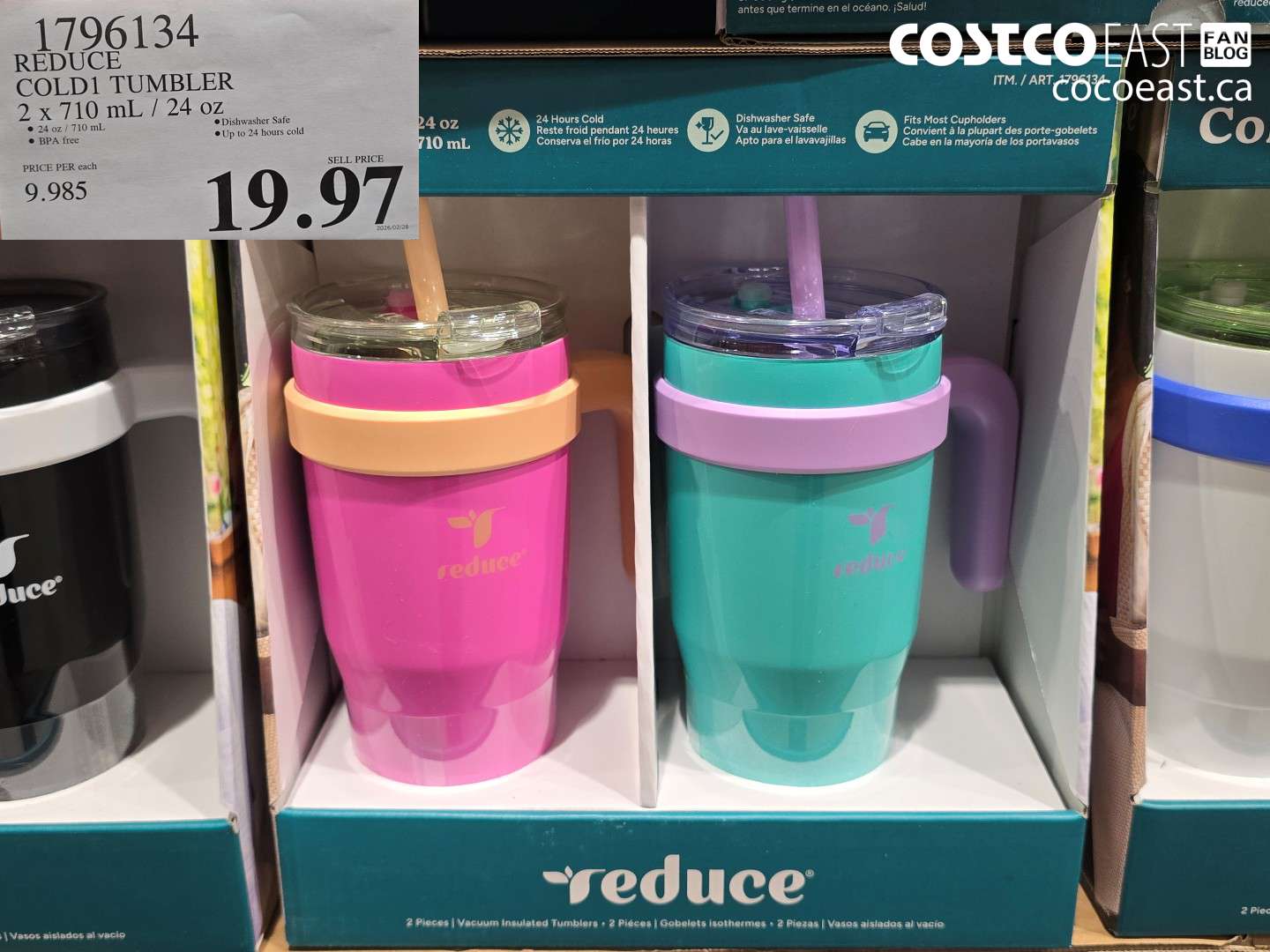 1796134 REDUCE COLD1 TUMBLER 2 X 710 ML / 24 OZ $19.97