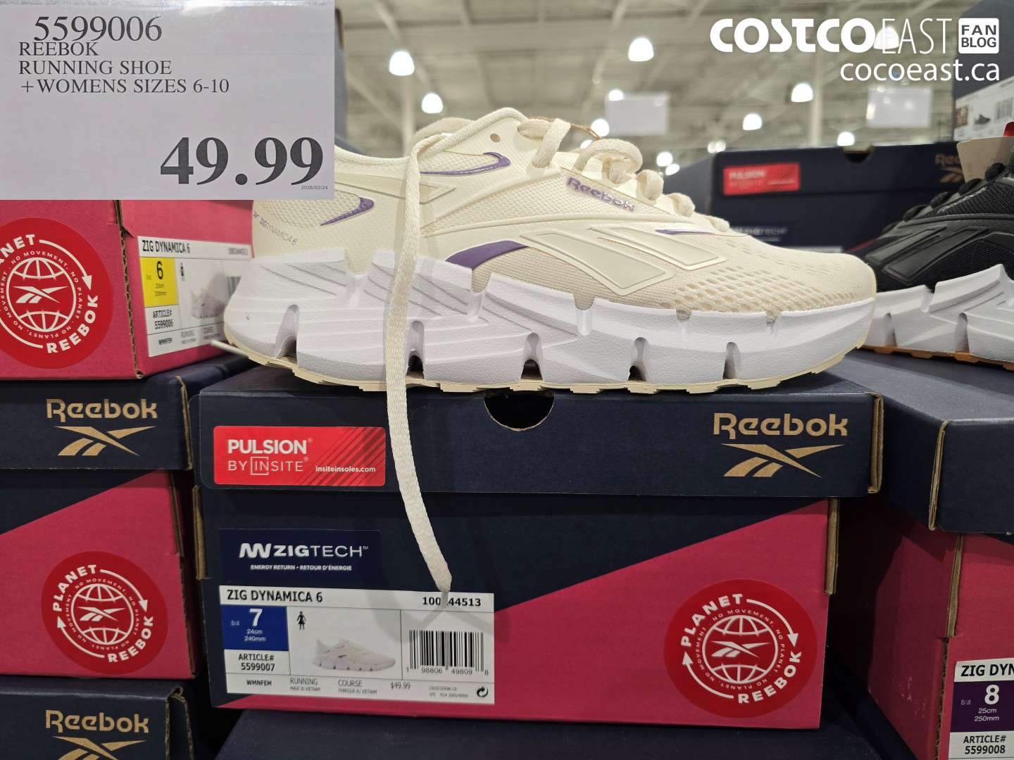 5599006 REEBOK RUNNING SHOE + WOMENS SIZES 6-10 $49.99