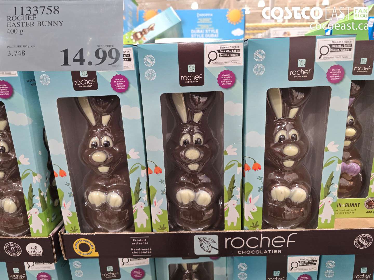 1133758 ROCHEF EASTER BUNNY 400 G $14.99