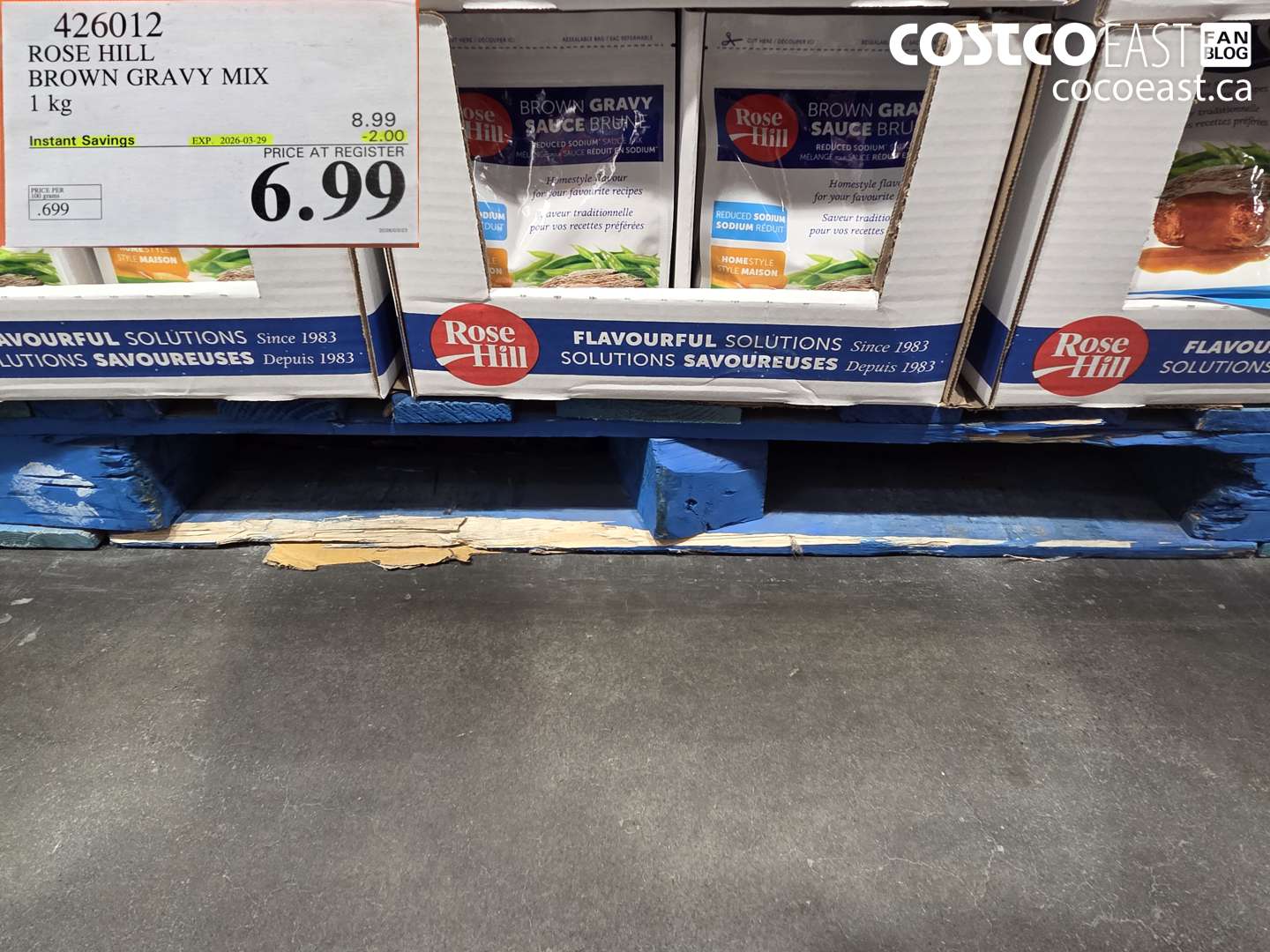 426012 ROSE HILL BROWN GRAVY MIX 1 KG ($2.00 INSTANT SAVINGS EXPIRES ON 2026-03-29) $6.99