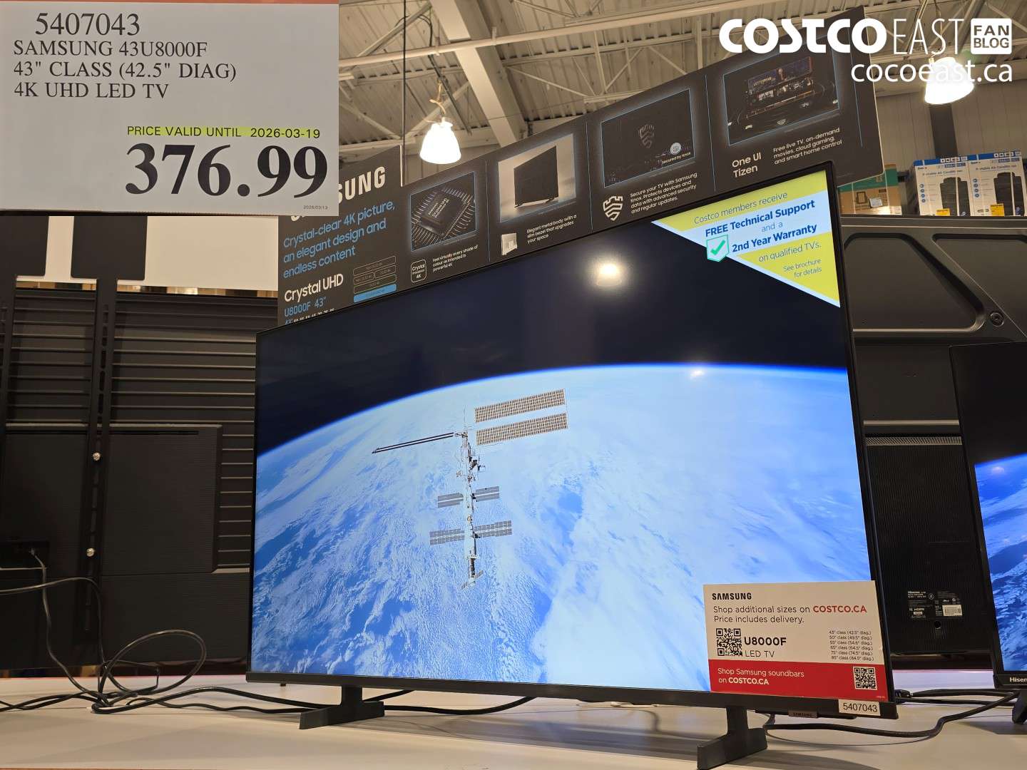 5407043 SAMSUNG 43U8000F 43