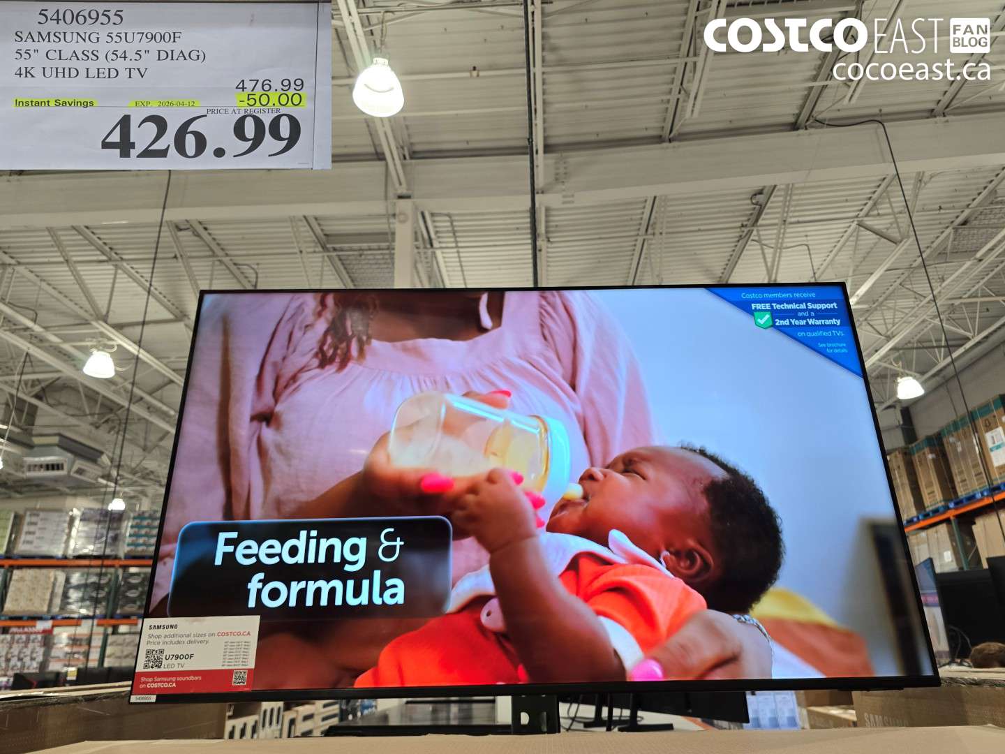 5406955 SAMSUNG 55U7900F 55