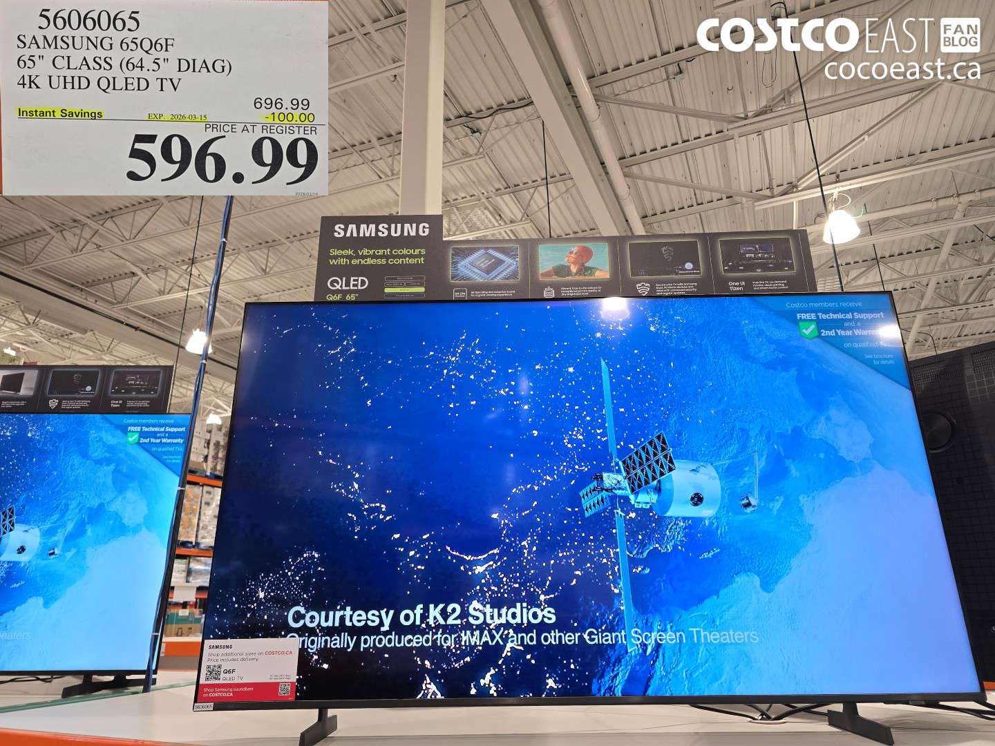 5606065 SAMSUNG 65Q6F 65 CLASS (64.5