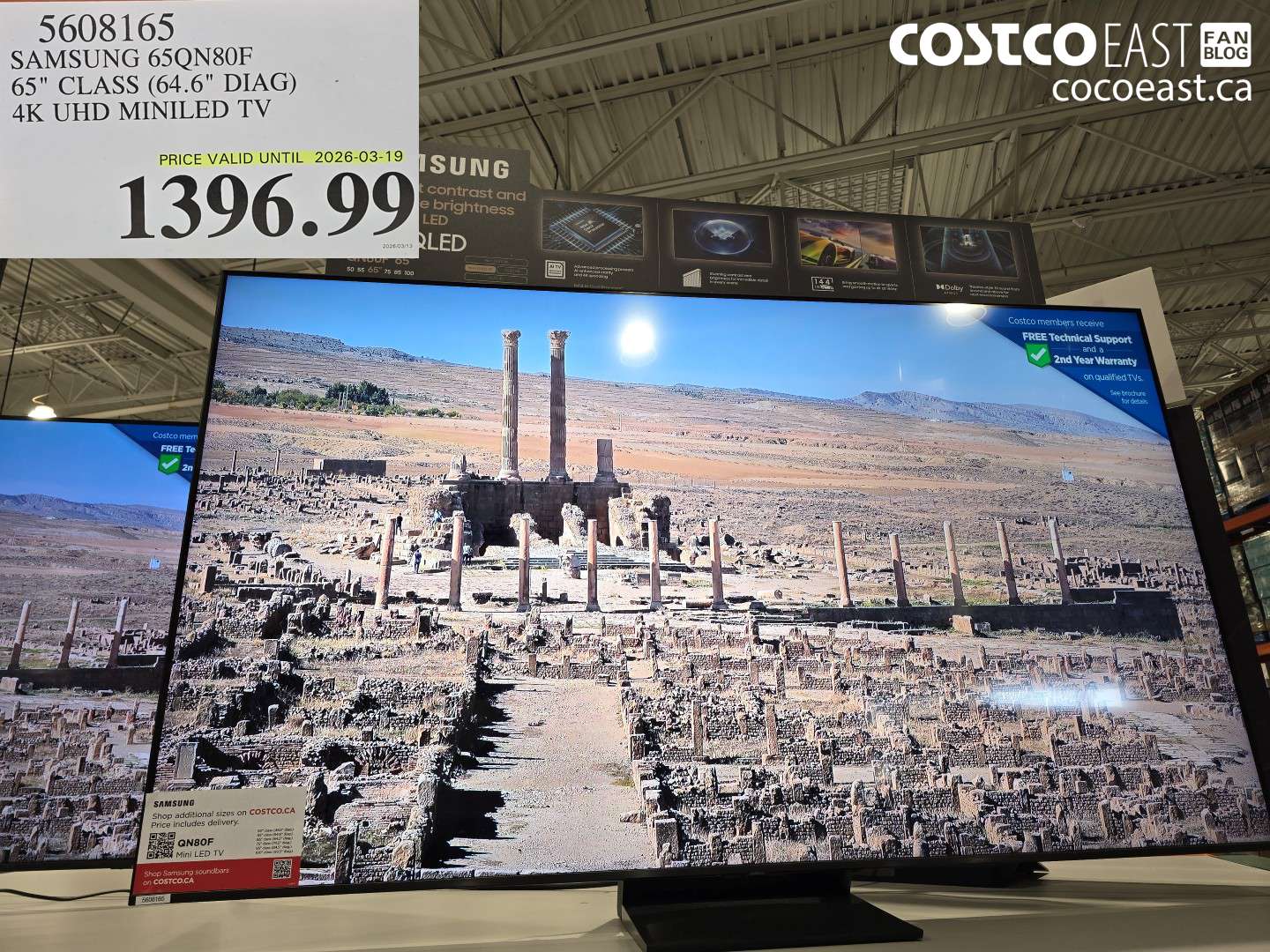 5608165 SAMSUNG 65QN80F 65