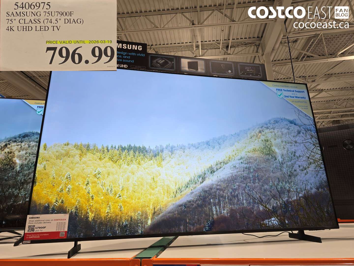 5406975 SAMSUNG 75U7900F 75