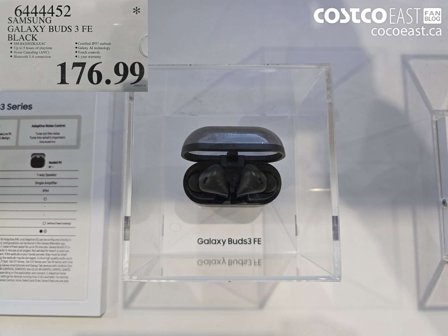 6444452 SAMSUNG GALAXY BUDS 3 FE BLACK $176.99