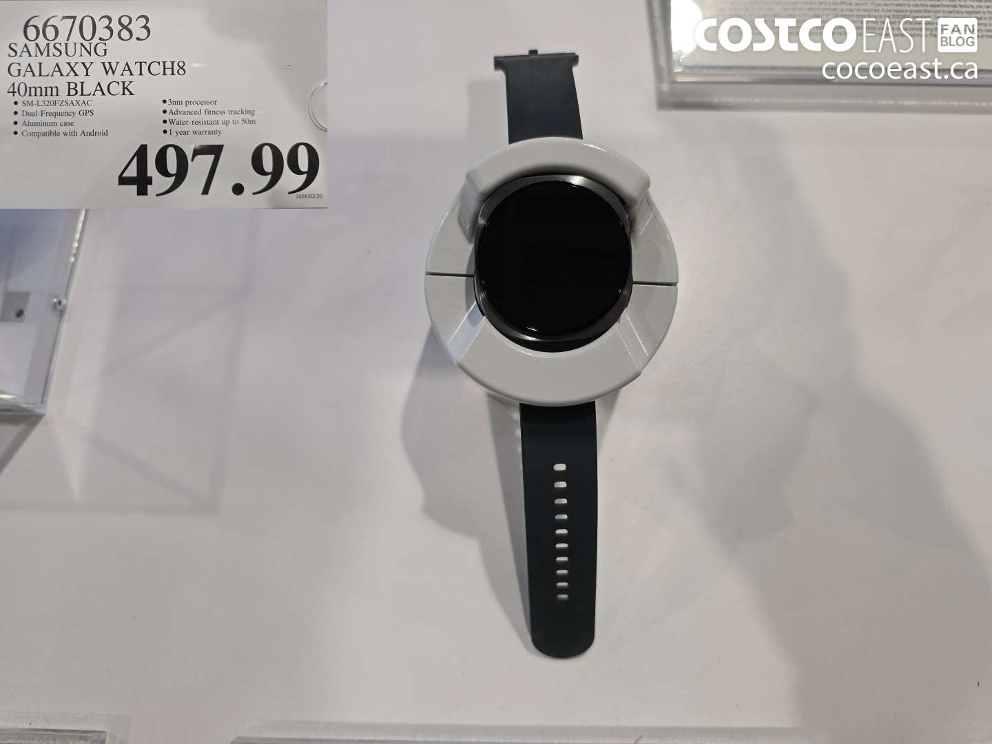 6670383 SAMSUNG GALAXY WATCH8 40MM BLACK $497.99
