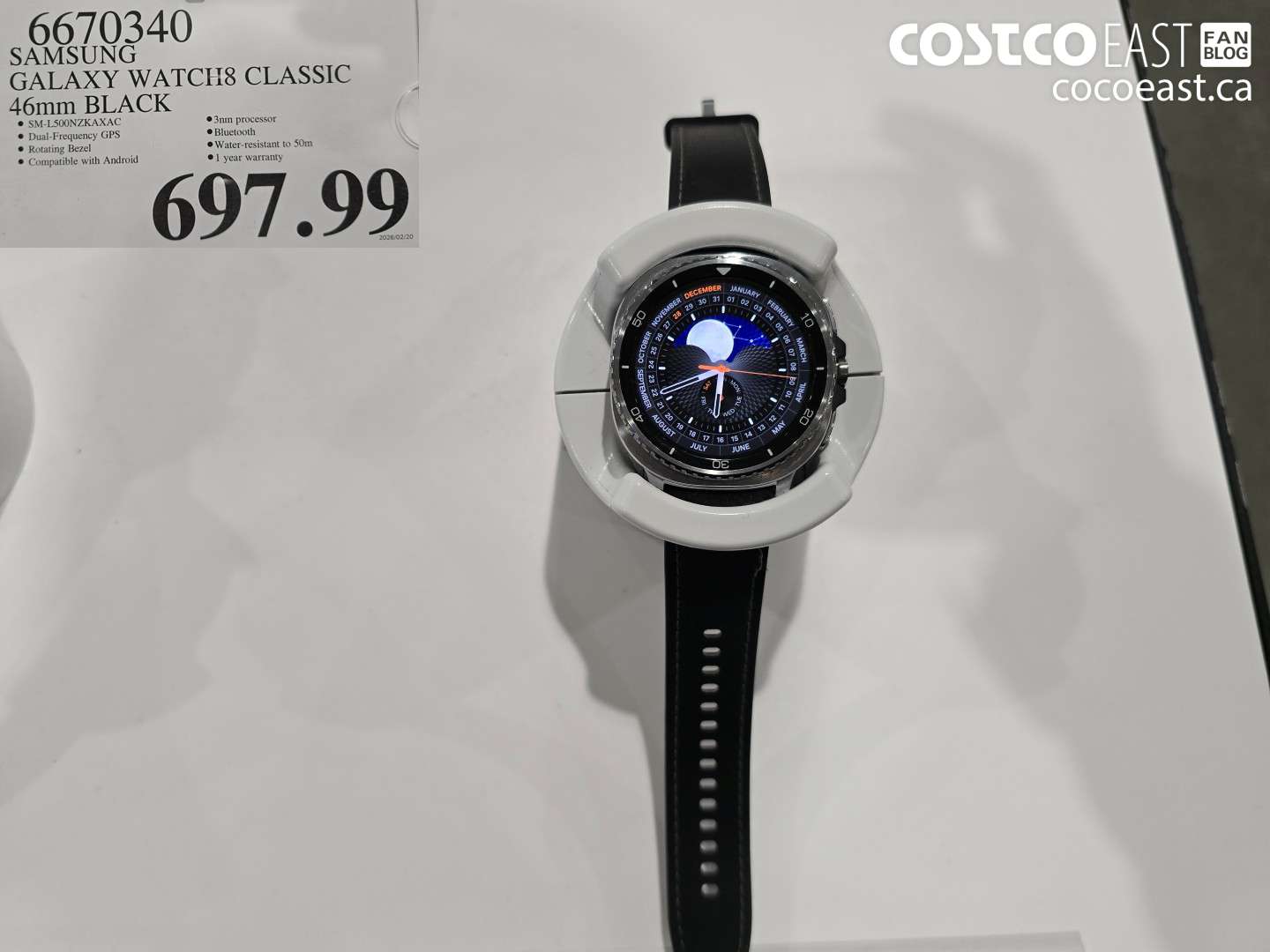 6670340 SAMSUNG GALAXY WATCH8 CLASSIC 46MM BLACK $697.99