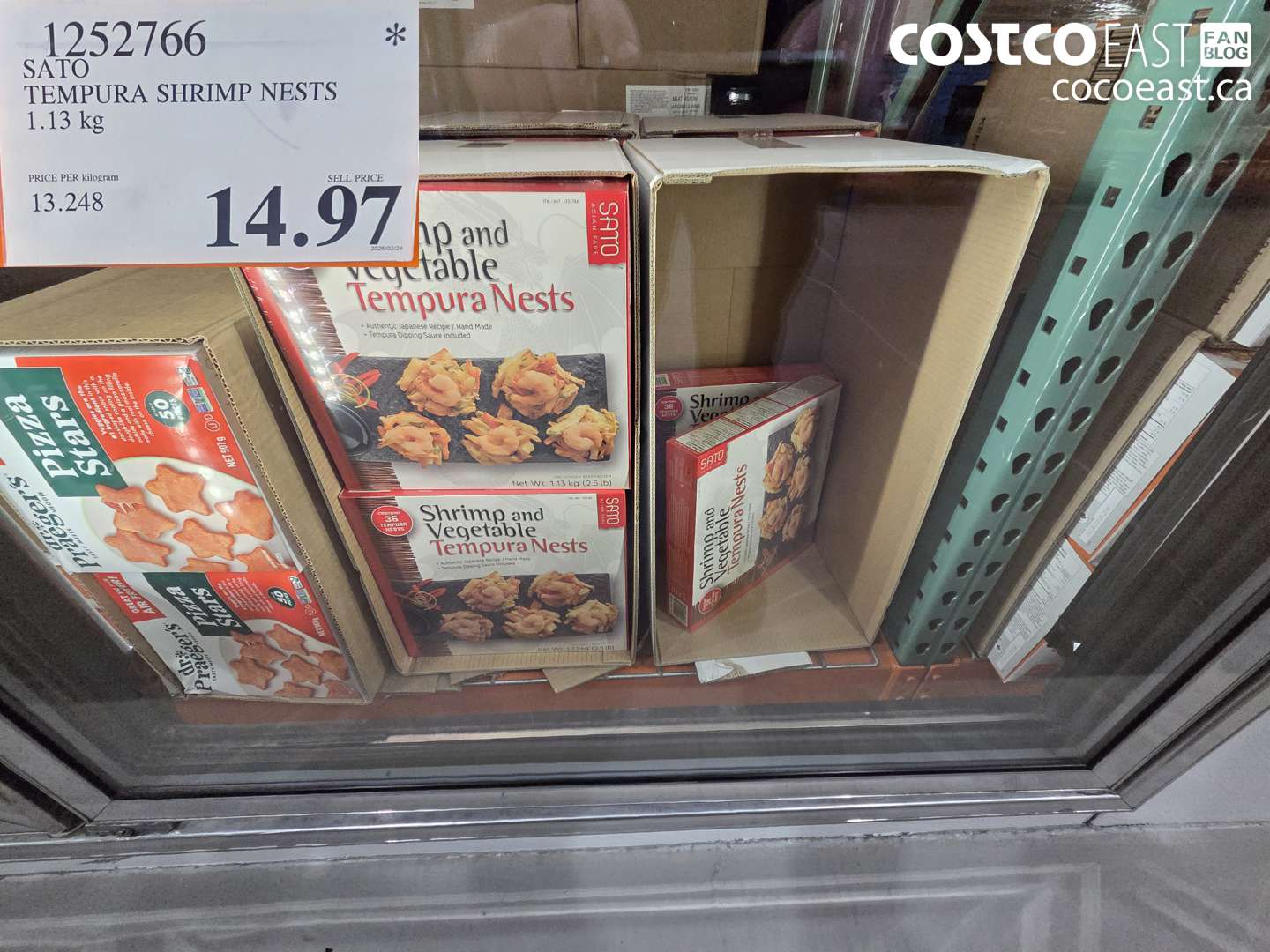 1252766 SATO TEMPURA SHRIMP NESTS 1.13 KG $14.97