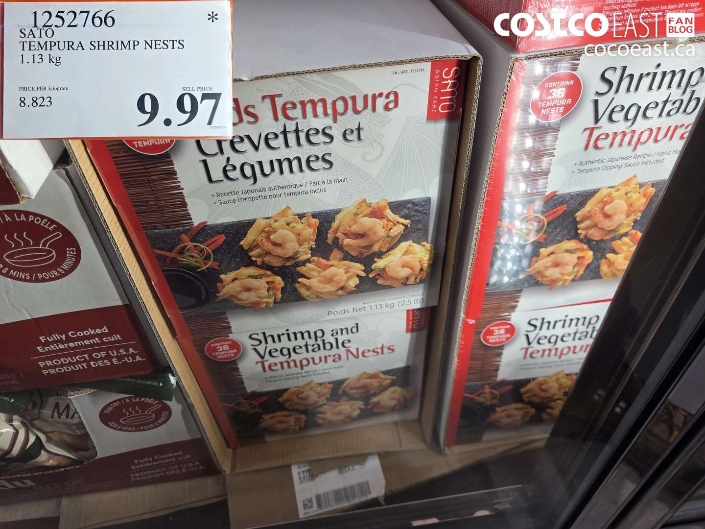 1252766 SATO TEMPURA SHRIMP NESTS 1.13 KG $9.97