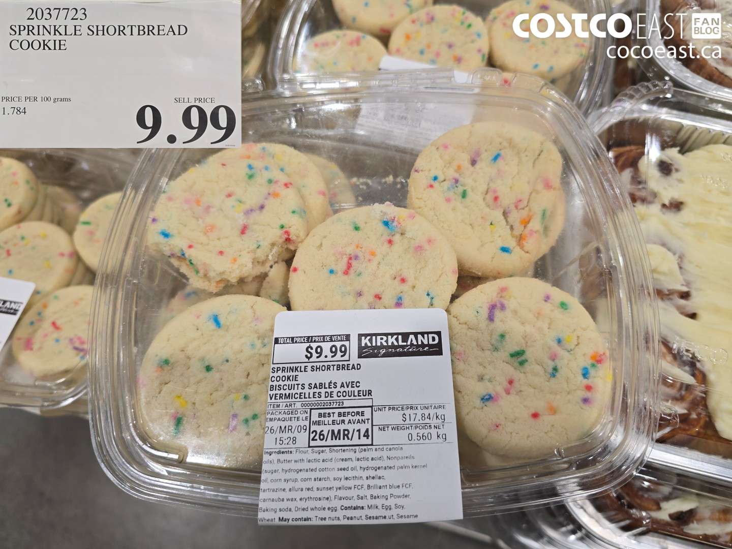 2037723 SPRINKLE SHORTBREAD COOKIE $9.99