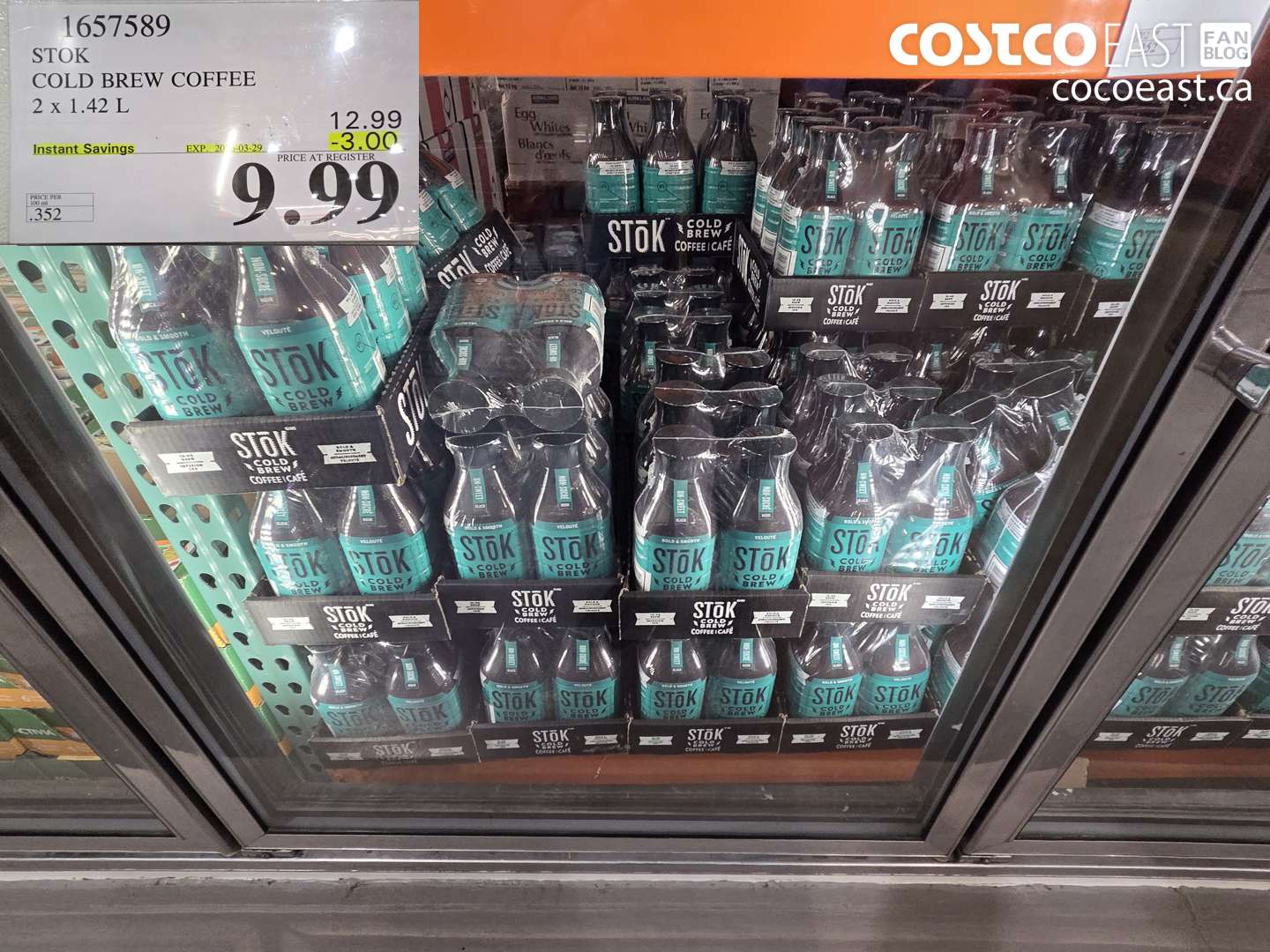 1657589 STOK COLD BREW COFFEE 2 X 1.42 L ($3.00 INSTANT SAVINGS EXPIRES ON 2015-03-29) $9.99