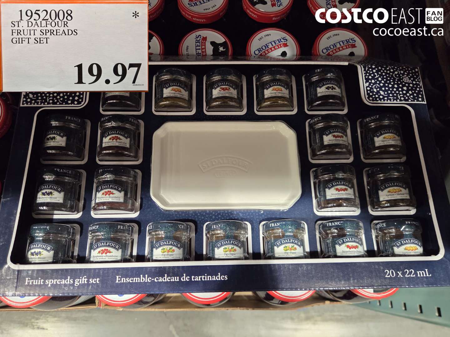 1952008 ST. DALFOUR FRUIT SPREADS GIFT SET $19.97