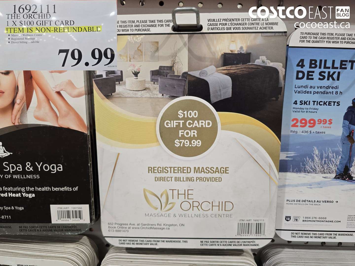 16921111 THE ORCHID 1 X $100 GIFT CARD $79.99