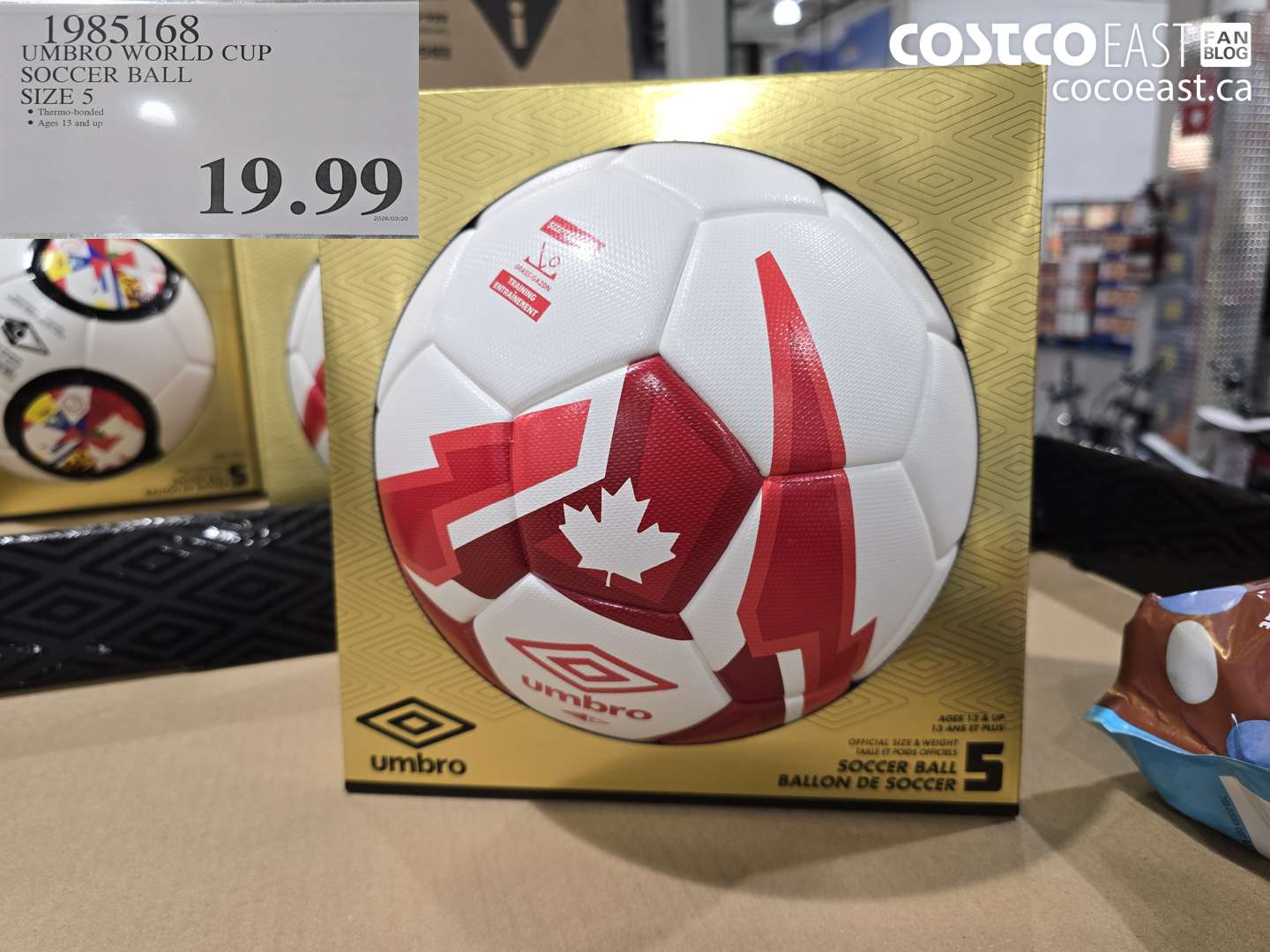 1985168 UMBRO WORLD CUP SOCCER BALL SIZE 5 $19.99