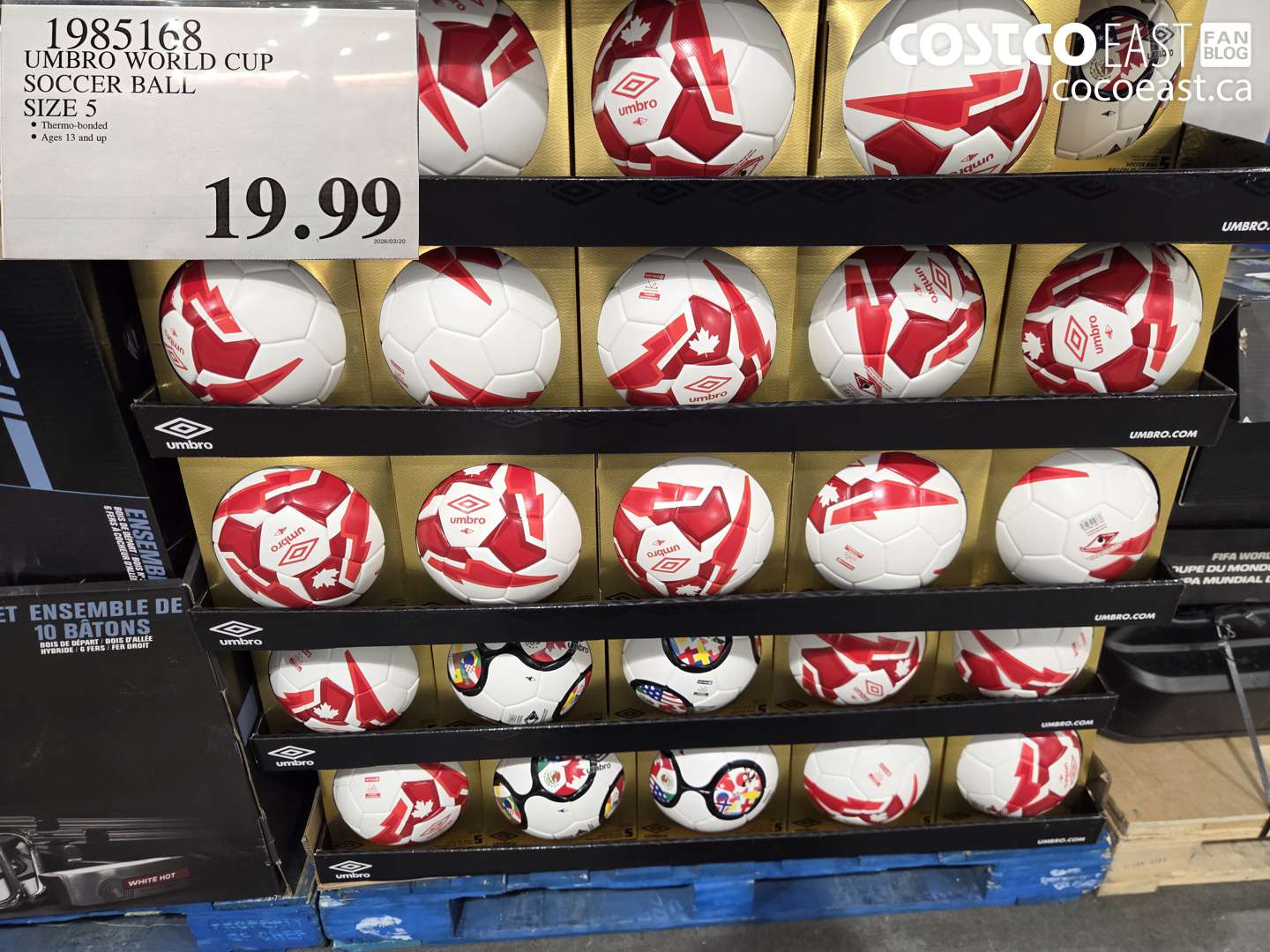 1985168 UMBRO WORLD CUP SOCCER BALL SIZE 5 $19.99