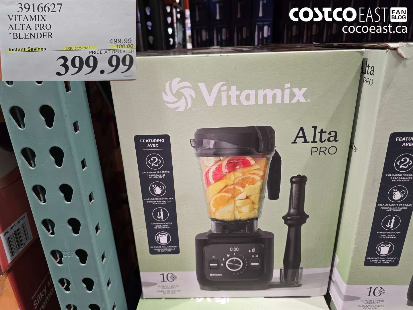3916627 VITAMIX ALTA PRO BLENDER ($100.00 INSTANT SAVINGS EXPIRES ON 2026-03-15) $399.99