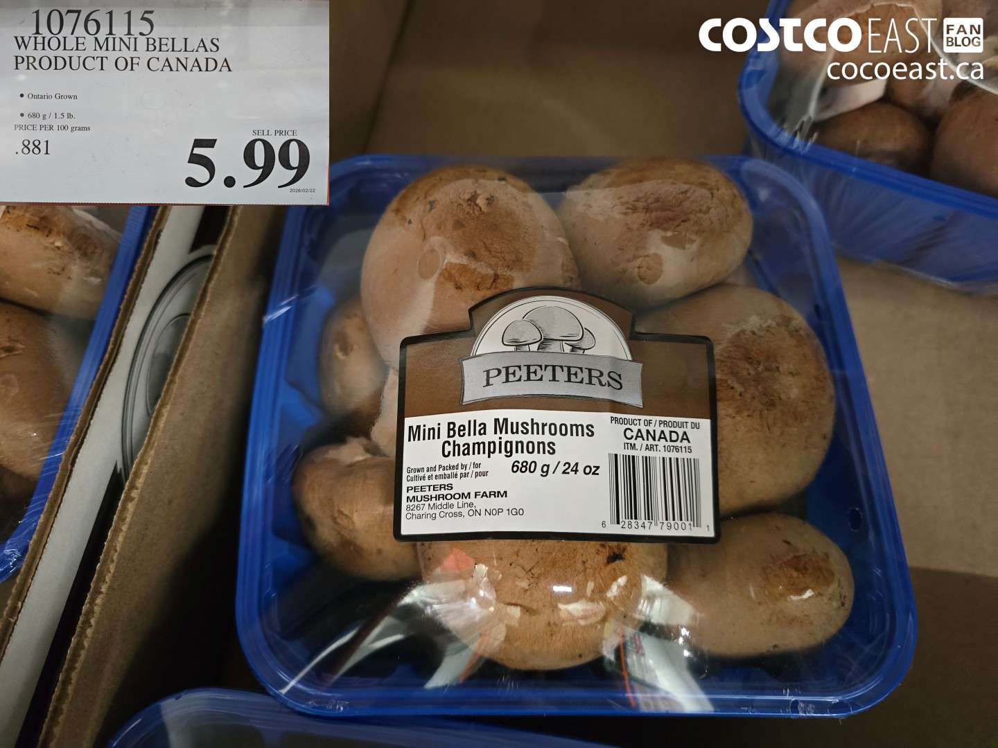 107615 WHOLE MINI BELLAS PRODUCT OF CANADA $5.99